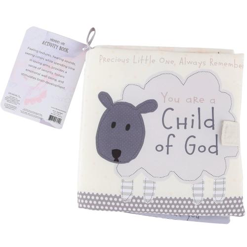 Demdaco, You Are a Child of God Plush Activity Book, Plush, 7 inches
