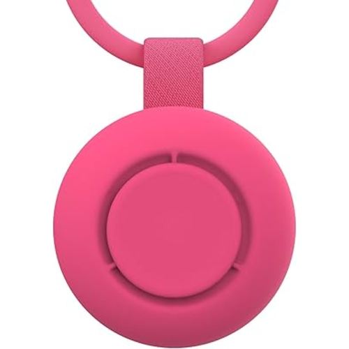 Portable Baby Sound Machine [White Noise for Babies Kids Adults][Sleep Soother][12 Soothing Sounds] 15 Hours Battery Life, Registry Gift,Shower,Clips on Baby Stroller Rose