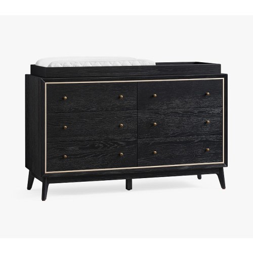 Riley 6-Drawer Dresser & Topper (56w x 20d")