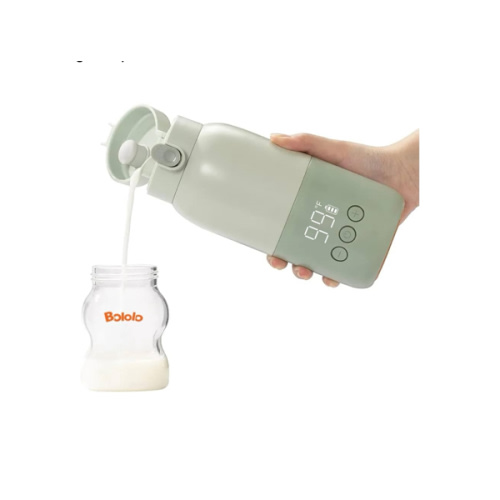 Portable Bottle Warmer for Travel, Super Fast Charging, Instant Breastmilk, Formula, Water, Milk Warmer with 10 Ounces Big Capacity, Baby Flask for Vehicle,car,Airplane Journey