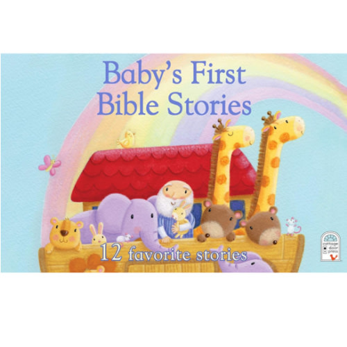 Baby's First Bible Stories Padded Board Book - Gift for Easter, Christmas, Communions, Newborns, Birthdays, Beginner Bible (Little Sunbeams)