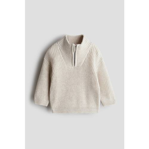 HALF-ZIP SWEATER