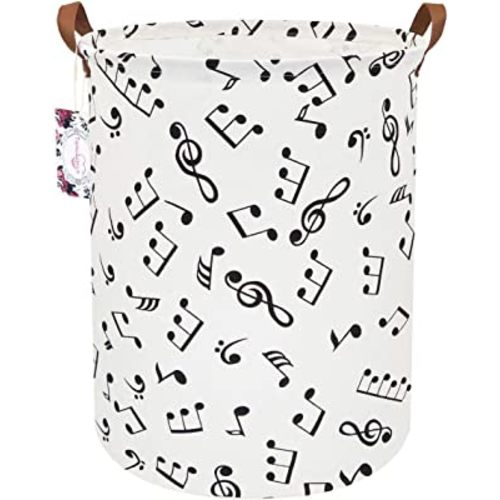 Kids Laundry Basket Kids Hamper Baby Laundry Hamper Toy Storage Bin for Boys Room Decor Nursery Hamper Gift Baskets for Bedroom Bathroom(Musical Note)