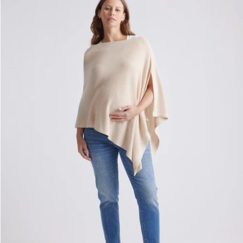 Lightweight Cotton Cashmere Nursing Shawl