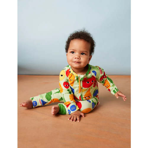 Happy Harvest Long Sleeve Romper by Halcyon Nights – Mochi Kids