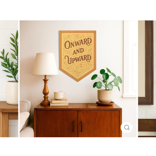 Onward & Upward Felt Camp Flag