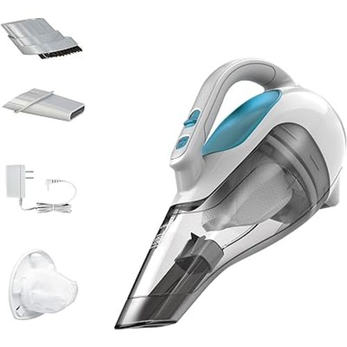 BLACK+DECKER dustbuster Cordless Handheld Vacuum, Portable Vacuum for Car and Home Rechargeable, Powerful Suction, Wide Mouth (HHVI315JO42)