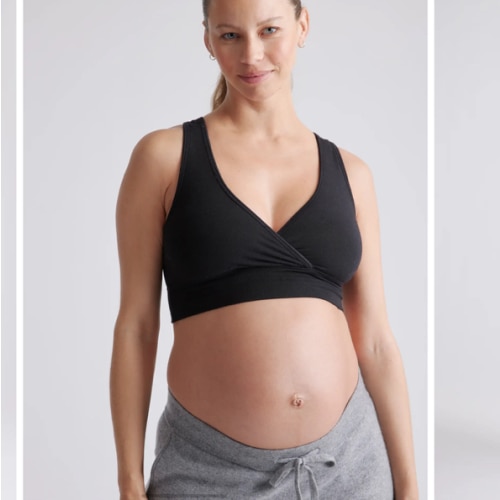 French Terry Modal Maternity & Nursing Sleep Bra 2-Pack