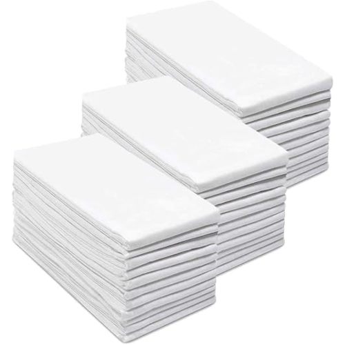 Burp Cloths Simpli-Magic, Pack of 12, White, 24"x24"