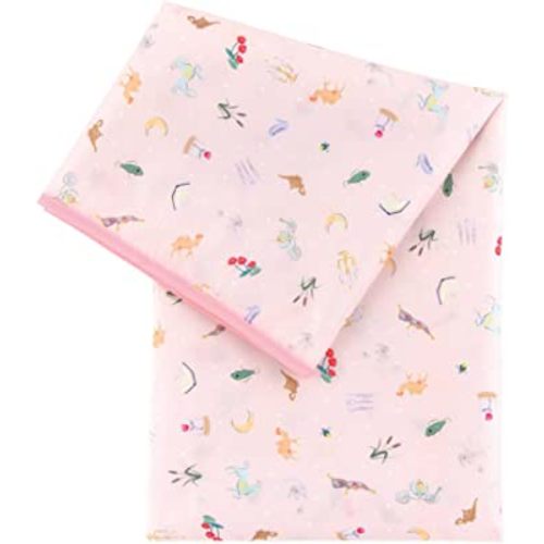 Bumkins Disney Baby Splat Mat for Under High Chair, Babies Toddlers Eating Mess Mat, Waterproof Reusable Cloth for Arts and Crafts, Playtime Mat for Kids, Floor or Table 42inx42in, Princess Magic Pink