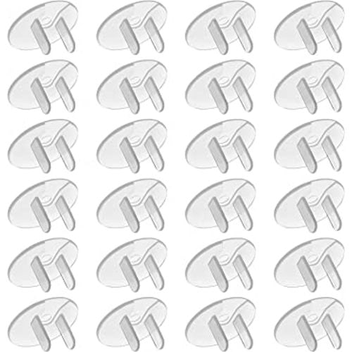 Outlet Plug Covers - 24 Pack Safety Electrical Plug Protectors by HAWATOUR