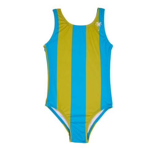 Retro Stripe / Kelp / Swimsuit