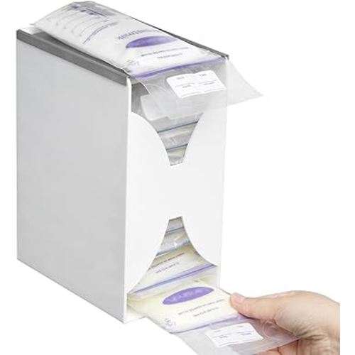 Breast Milk Storage Bags Organizer for Breastmilk Bags Quick Freeze, Breastfeeding Essentials Storage Tower Freezer for Easily Organize and Freezer Container, New Mom Gift