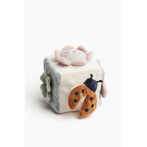 Interactive Cube-Shaped Soft Toy