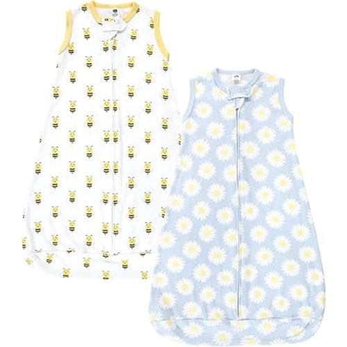 Hudson Baby BabyCotton Long-Sleeve Wearable Sleeping Bag, Sack, Blanket