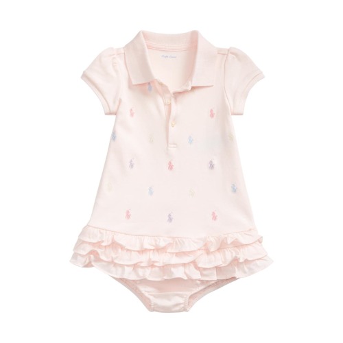 Cupcake Embroidered Polo Dress - 6M