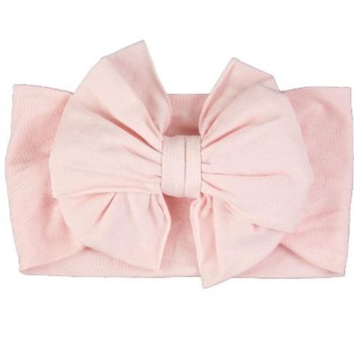 Rufflebutts Girls Big Bow Headband - Light Pink, One Size