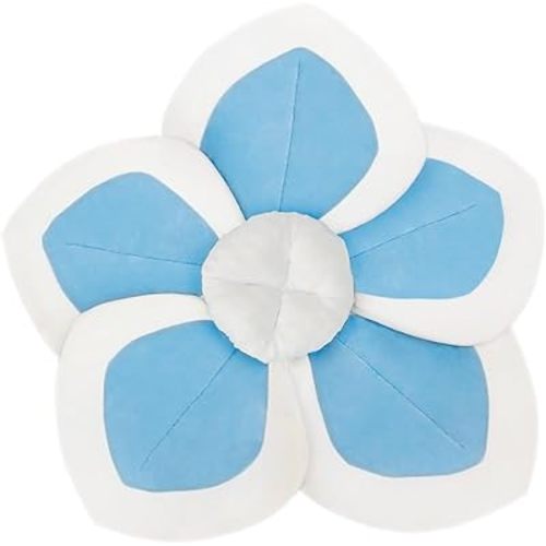 Baby Bath - Flower Baby Bath Pad Infant Bathtub Mat for Bathtub Tub Sink(Blue White)