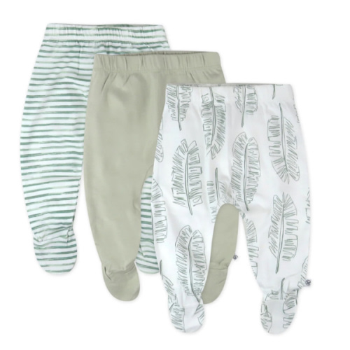 3-Pack Organic Cotton Footed Pants | Honest Baby Clothing