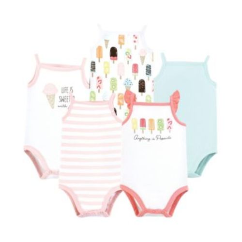 Baby Girls Sleeveless Bodysuits (6-9M)