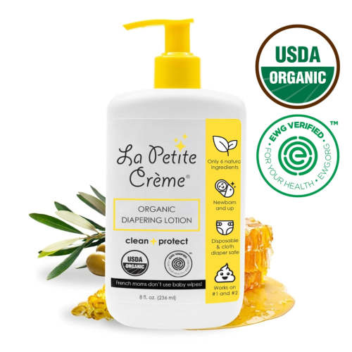 Organic French Diapering Liniment Lotion - Pump Bottle - 8 oz - Gimme the Good Stuff