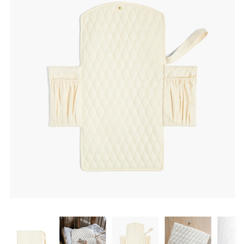 Portable Changing Pad in Ivory | Over The Moon