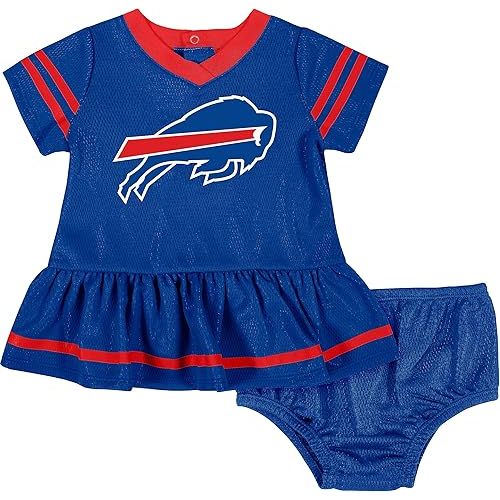 Gerber Girls' NFL Team Jersey Dress and Diaper Cover