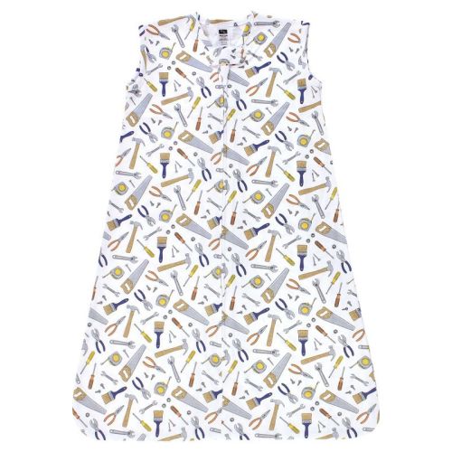 Hudson Baby Cotton Sleeveless Wearable Sleeping Bag, Sack, Blanket, Construction Work, 18-24 Months