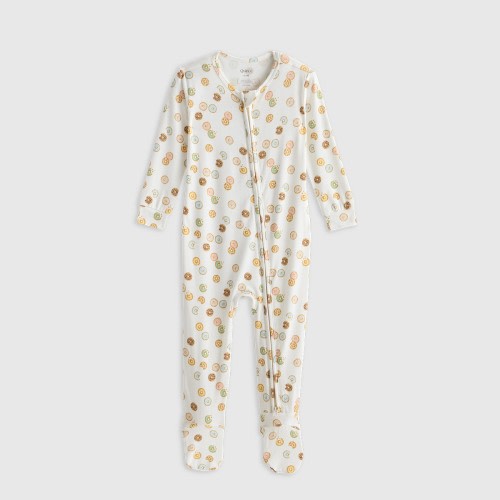 Quince Bamboo Footie Pajama - Yummy Donut
