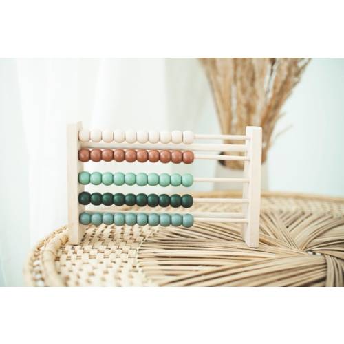 Boho Wooden Abacus Counting Toy Montessori Toy Wooden Toy - Etsy