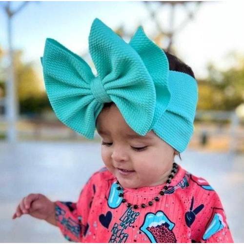 60 Colors! SIGNATURE BOWS • Stand-Up Headwraps and Bows | Permanently Sewn & Pull-Proof | Soft and Stretchy | Big Bow Headwraps