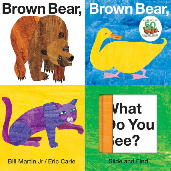 Brown Bear, Brown Bear, What Do You See? Slide and Find (Brown Bear and Friends): An interactive board book edition of the classic Eric Carle picture book