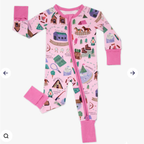 Pink Camp Sleepies Zippy – Little Sleepies
