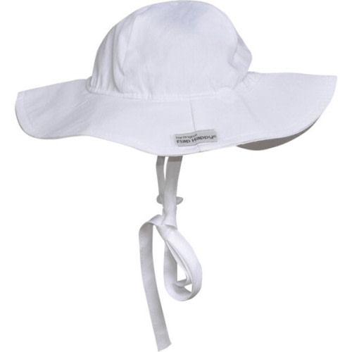 Flap Happy UPF 50+ Floppy Hat - White, XS