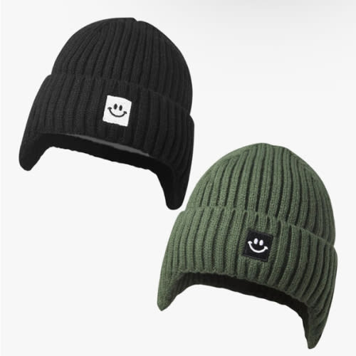 MaxNova 2 Pack Baby Beanie Toddler Winter Hat with Earflap for Girls Boys 0-8 Years