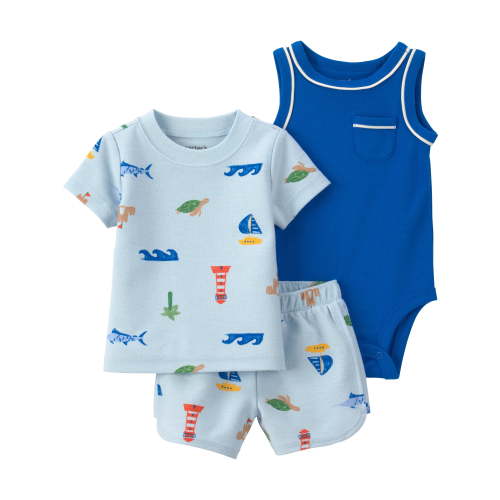 Carter's Child of Mine Baby Boy, 3-Piece, Sizes 0/3-24 Months