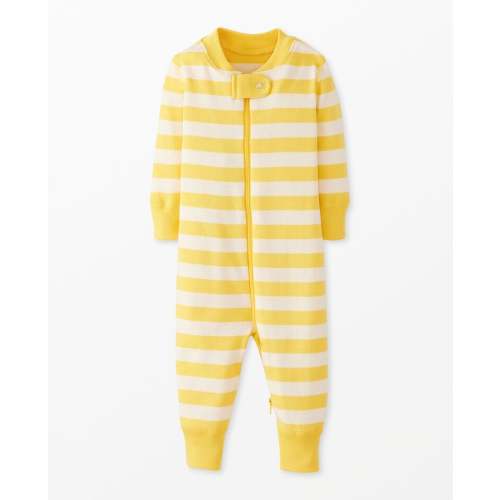 Baby Striped 2-Way Zip Sleeper | Hanna Andersson