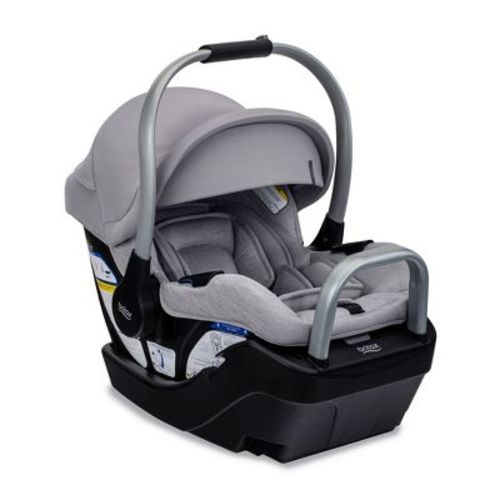 Britax Cypress Infant Car Seat - Rear Facing Car Seat with Alpine Base - Ponte Stone