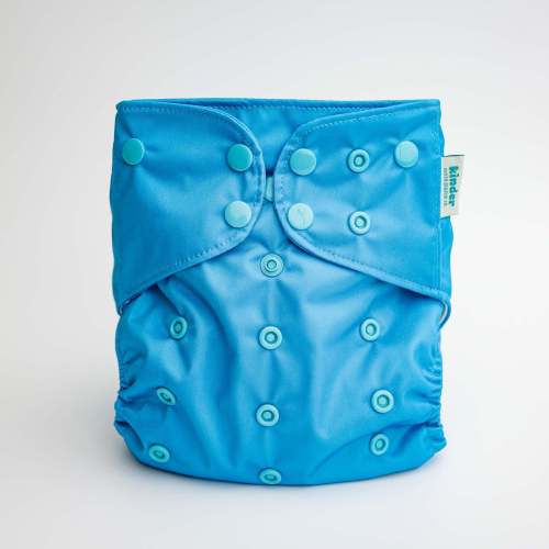 Solid Color: Essentials Pocket Cloth Diaper with Athletic Wicking Jersey, Grows with your Baby