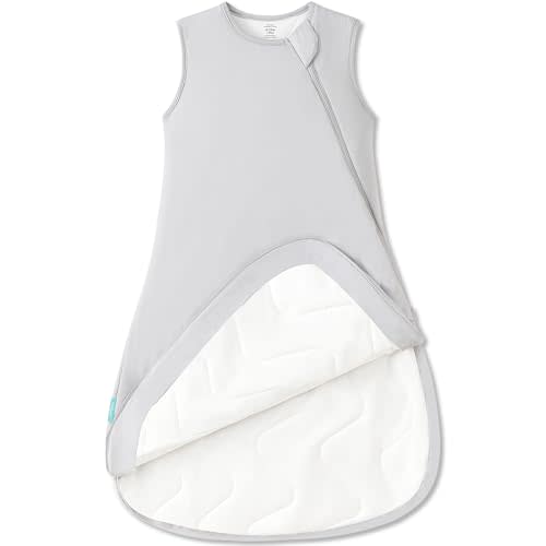 PurComfy Supersoft Sleep Sack 1.0 TOG, Premium Bamboo Viscose Baby Sleeping Bag 2-Way Zipper Sleep Sack Baby Wearable Blanket
