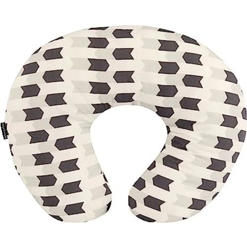 Dream On Me Beeboo Nursing Pillow and Positioner, Breastfeeding and Bottlefeeding Pillow, Removable and Washable Pillow Cover, Soft and Breathable Fabric, Fawn Brown