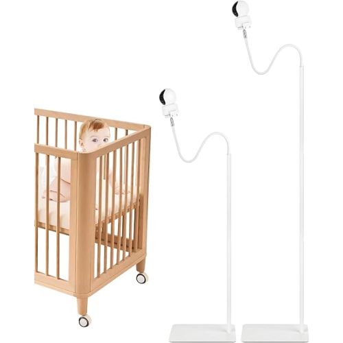 Monitor Floor Stand Holder for Baby Monitors, Secure Baby Monitor Mount and Adjustable Height, Compatible with Infant Optics DXR-8 Pro