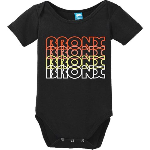 Bronx New York Retro 70s Funny Bodysuit Baby Romper