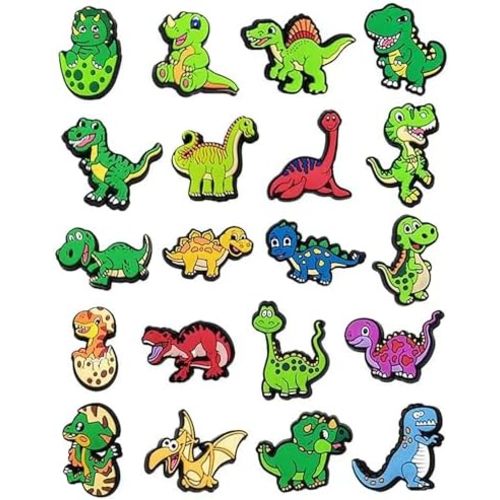 Bowndy Animals Shoe Charms for Clog Shoes - Pin Charms, Bulk Cute Girly Decoration, Random