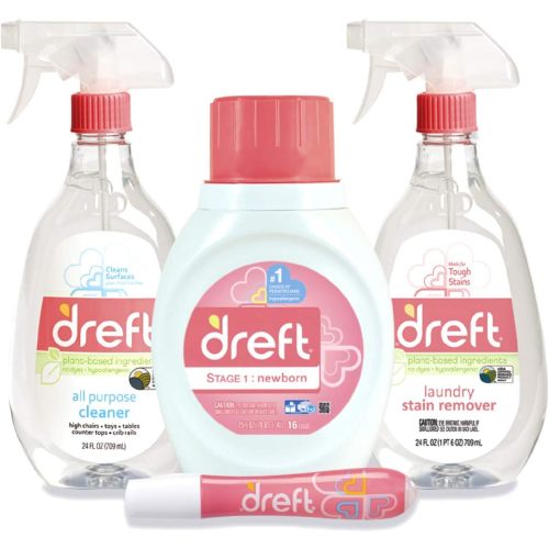 Stain Remover for Baby Clothes by Dreft, 3oz Pack of 2 Laundry Stain  Remover Spray, Hypoallergenic, Great for Cloth Diapers