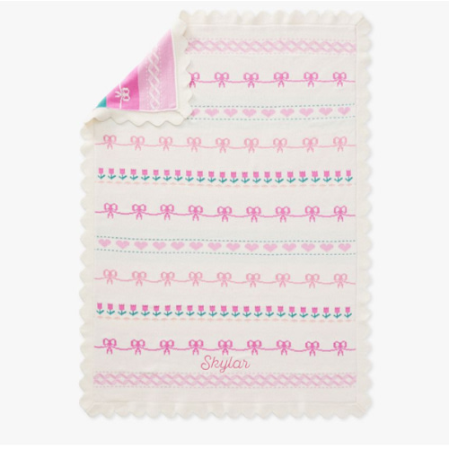 LoveShackFancy Fair Isle Baby Blanket