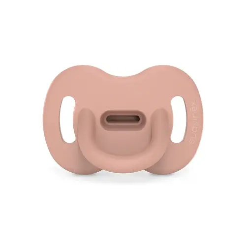 Color Essence SX PRO Silicone Baby Pacifier 1Pk, Made with 100% Soft Silicone, Baby Essentials Perfect for Breastfeeding Babies, Designed in Spain, 0-6 Mths, Marshmallow Nude