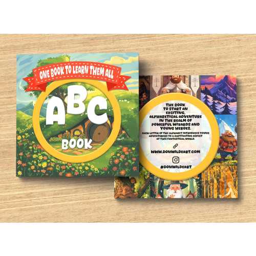 Lord of the Rings ABC Book - Baby Book inspiriert by Lotr - Fantasy Themed Babybook - 21*21 cm
