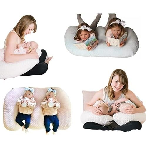 Twin Z Pillow The 6 uses in 1 Twin Pillow Grey