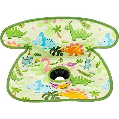 INFANZIA Dry Seat,Car Seat Protector Waterproof Carseat Liner Potty Training Toddlers, Baby and Infants, Piddle Pad for Carseats Strollers (Green, 1 Pack